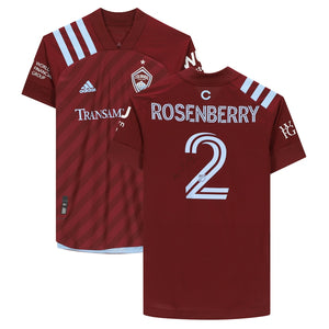 Keegan Rosenberry Colorado Rapids Autographed Match-Used #2 Maroon Jersey from the 2020 MLS Season
