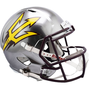 Arizona State Sun Devils Unsigned Riddell FLASH Alternate Revolution Speed Replica Football Helmet