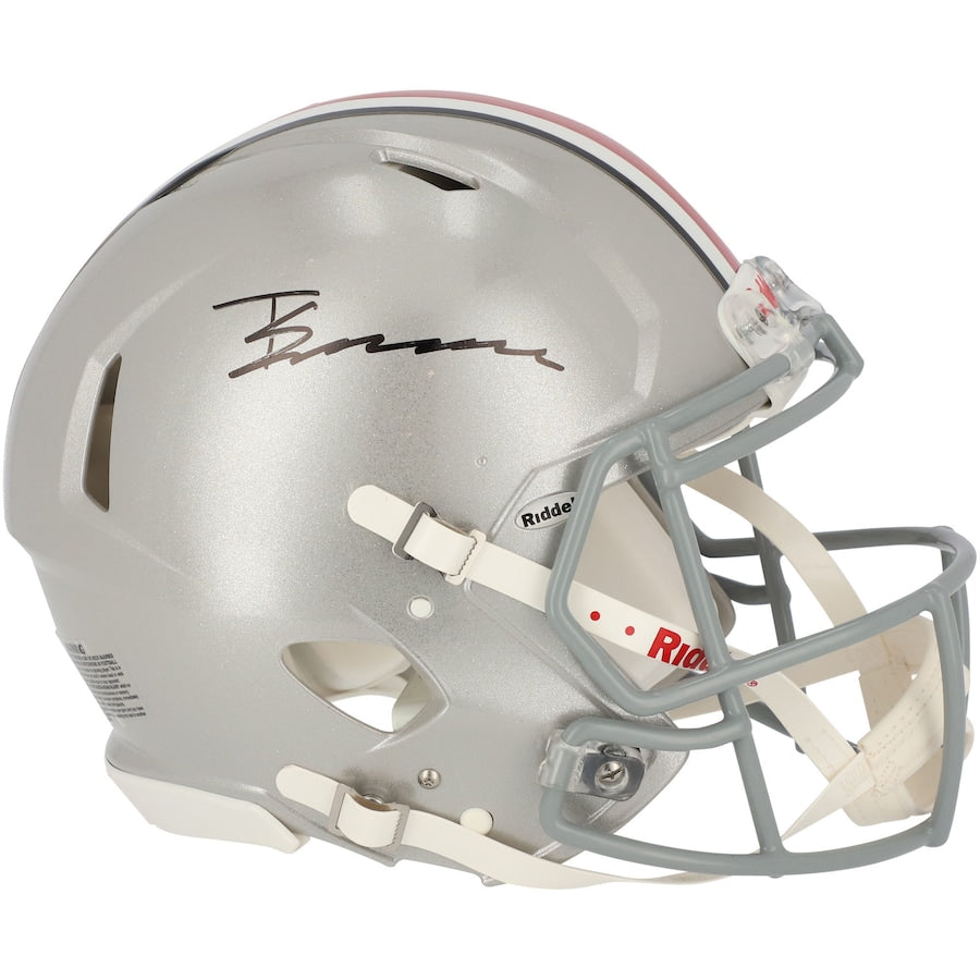 Trey Sermon Ohio State Buckeyes Autographed Riddell Speed Authentic Helmet