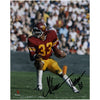 Marcus Allen USC Trojans Autographed 8'' x 10'' Cardinal Jersey Rushing Photograph with ''Heisman 81'' Inscription