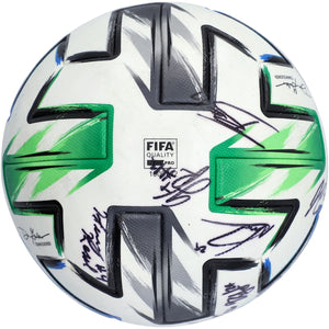 New England Revolution Autographed Match-Used Soccer Ball from the 2020 MLS Season with 20 Signatures - A49011
