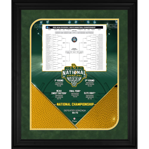 Baylor Bears 2021 NCAA Men's Basketball National Champions Framed 20'' x 24'' Collage