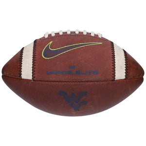 West Virginia Mountaineers Game-Used Football from the 2020 NCAA Season