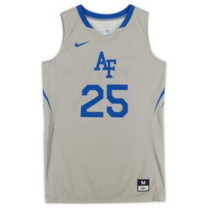 Air Force Falcons Team-Issued #25 Gray Jersey from the Basketball Program - Size M
