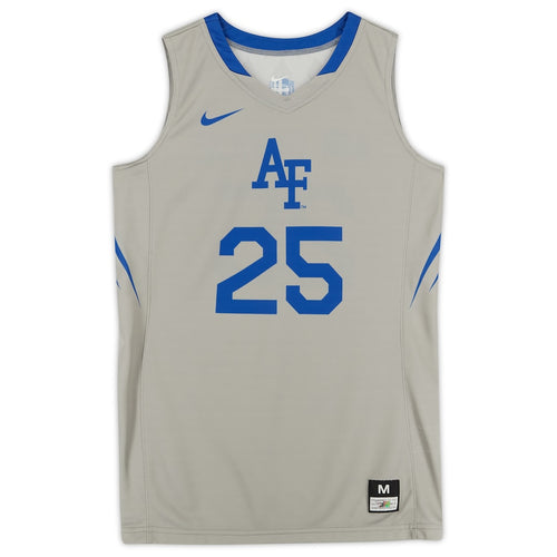 Air Force Falcons Team-Issued #25 Gray Jersey from the Basketball Program - Size M