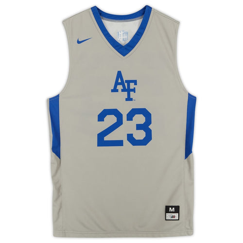 Air Force Falcons Nike Team-Issued #23 Gray Alternate Team Jersey from the Basketball Program - Size M