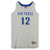 Air Force Falcons Nike Team-Issued #12 Gray Alternate Jersey from the Basketball Program - Size L