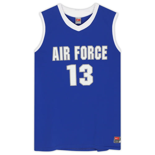 Air Force Falcons Nike Team-Issued #13 Royal Gray & White Jersey from the Basketball Program - Size 2XL