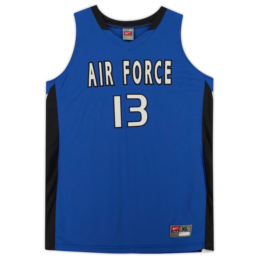 Air Force Falcons Nike Team-Issued #13 Royal & Black Jersey from the Basketball Program - Size XL