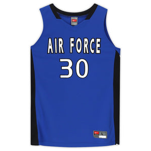 Air Force Falcons Nike Team-Issued #30 Royal & Black Jersey from the Basketball Program - Size L