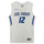 Air Force Falcons Nike Team-Issued #12 White Gray & Royal Jersey from the Basketball Program - Size L