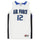 Air Force Falcons Team-Issued #12 White Blue and Black Jersey from the Basketball Program - Size L