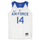 Air Force Falcons Nike Team-Issued #14 White Royal & Gray Jersey from the Basketball Program - Size M