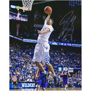 Jamal Murray Kentucky Wildcats Autographed 16'' x 20'' Dunk in White Photograph