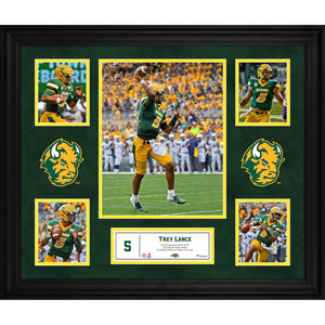 Trey Lance NDSU Bison Framed 5-Photo Collage