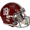 Tua Tagovailoa Alabama Crimson Tide Autographed Riddell #18 Speed Replica Helmet