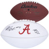 Brian Robinson Alabama Crimson Tide  White Panel Football with ''Roll Tide'' Inscription