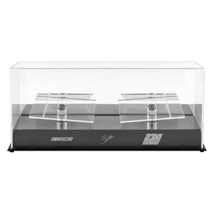 Bubba Wallace #23 23XI Racing 2021 2 Car 1/24 Die Cast Display Case