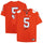 D.J. Uiagalelei Clemson Tigers Autographed Orange Nike Game Jersey - Signature on Front
