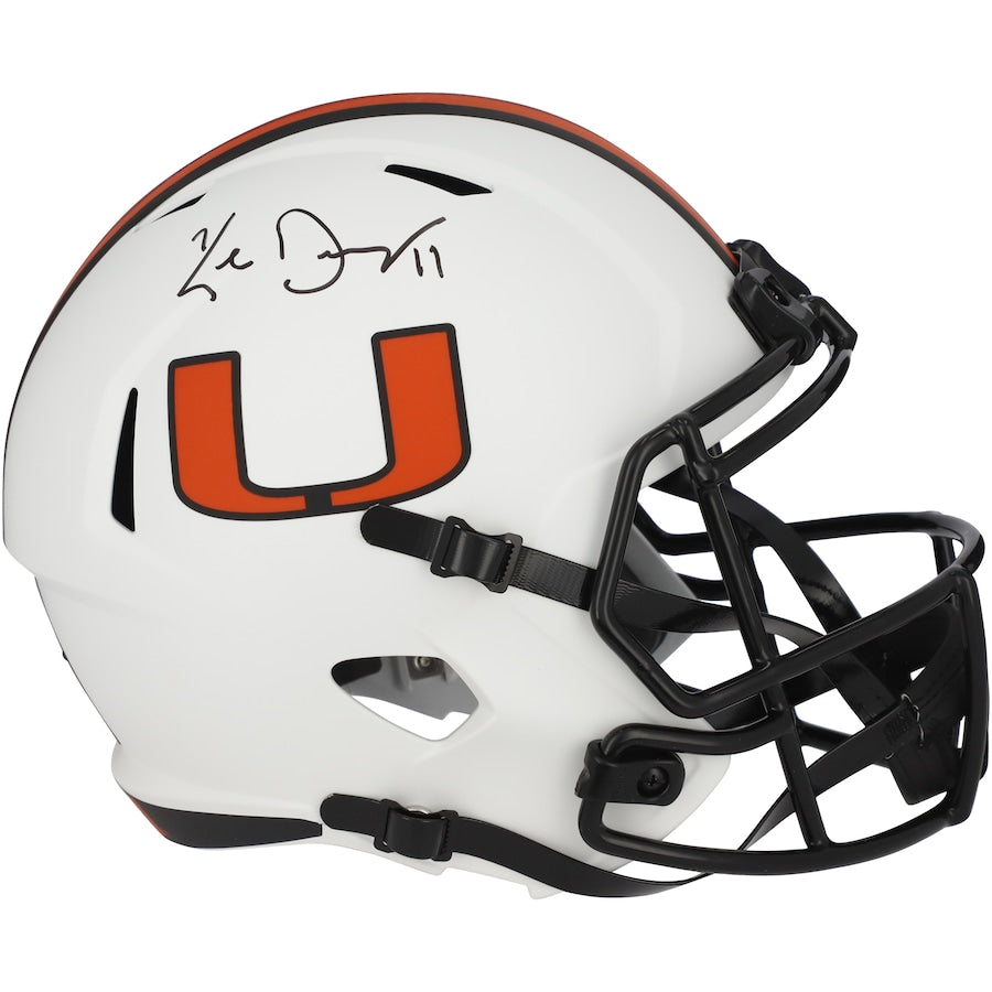 Ken Dorsey Miami Hurricanes Autographed Riddell Lunar Eclipse Alternate Speed Replica Helmet