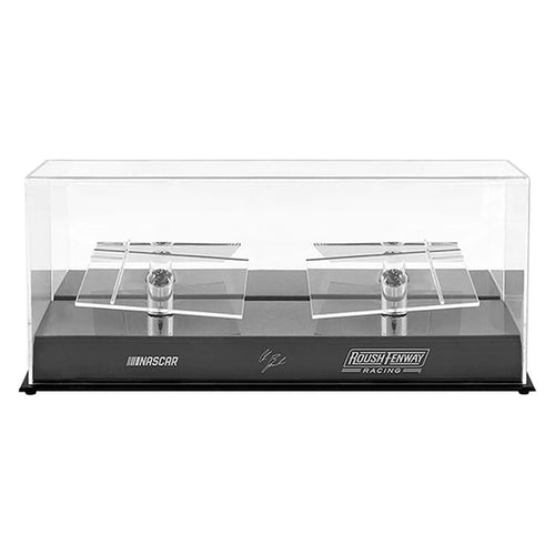 Chris Buescher Facsimile Signature 1:24 Two Car Die-Cast Display Case