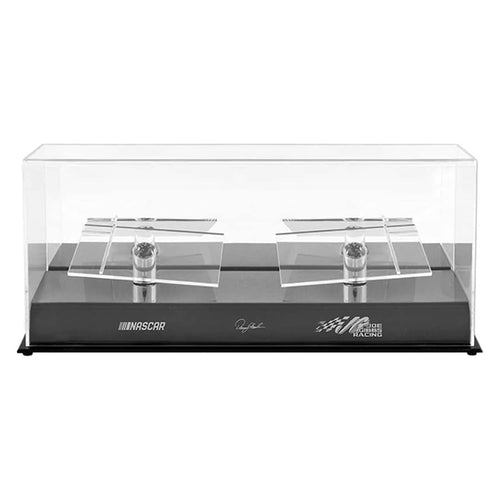 Denny Hamlin Facsimile Signature 1:24 Two Car Die-Cast Display Case