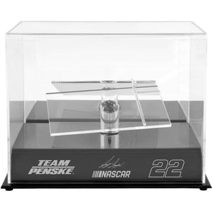 Joey Logano Facsimile Signature 1:24 Die Cast Display Case