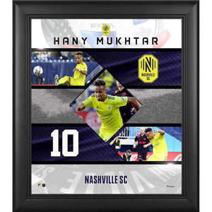 Hany Mukhtar Nashville SC Framed 15'' x 17'' Stitched Stars Collage