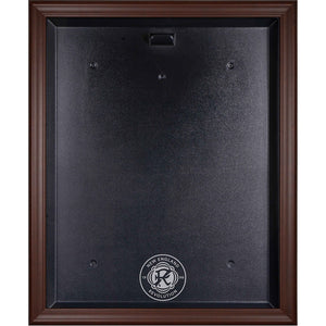 New England Revolution Brown Framed Team Crest Jersey Display Case