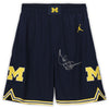 Chris Webber Michigan Wolverines Autographed Jordan Brand Navy Replica Basketball Shorts