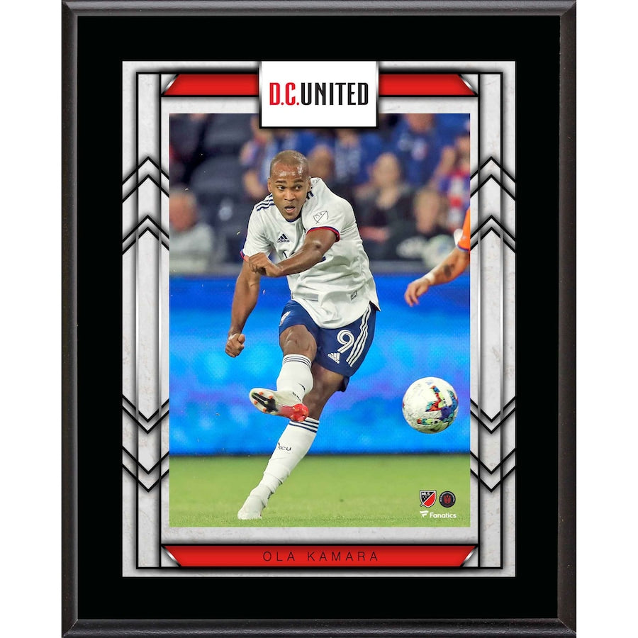Ola Kamara D.C. United 10.5'' x 13'' Sublimated Player Plaque