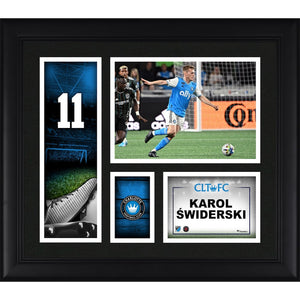 Karol Swiderski Charlotte FC Framed 15'' x 17'' Player Core Collage
