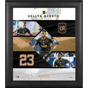 Kellyn Acosta LAFC Framed 15'' x 17'' Stitched Stars Collage