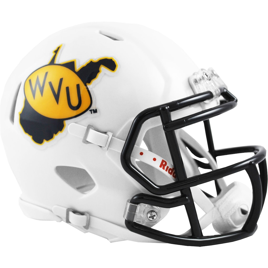Riddell West Virginia Mountaineers Throwback Speed Mini Helmet