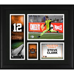 Steve Clark Houston Dynamo FC Framed 15'' x 17'' Player Core Collage
