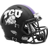 TCU Horned Frogs Riddell Matte Black Speed Mini Helmet