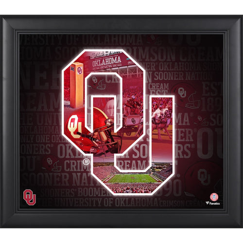 Oklahoma Sooners Framed 15'' x 17'' Team Heritage Collage