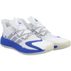 White Kansas Jayhawks Team-Issued Adidas Low Shoes from the Basketball Program - Size 11