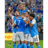 Charlotte FC Unsigned Penalty Kick Win vs. Chelsea FC Celebration Photograph