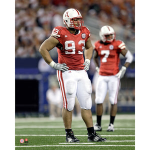 Ndamukong Suh Nebraska Huskers Unsigned On-Field Photograph