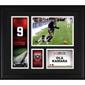 Ola Kamara D.C. United Framed 15'' x 17'' Player Core Collage