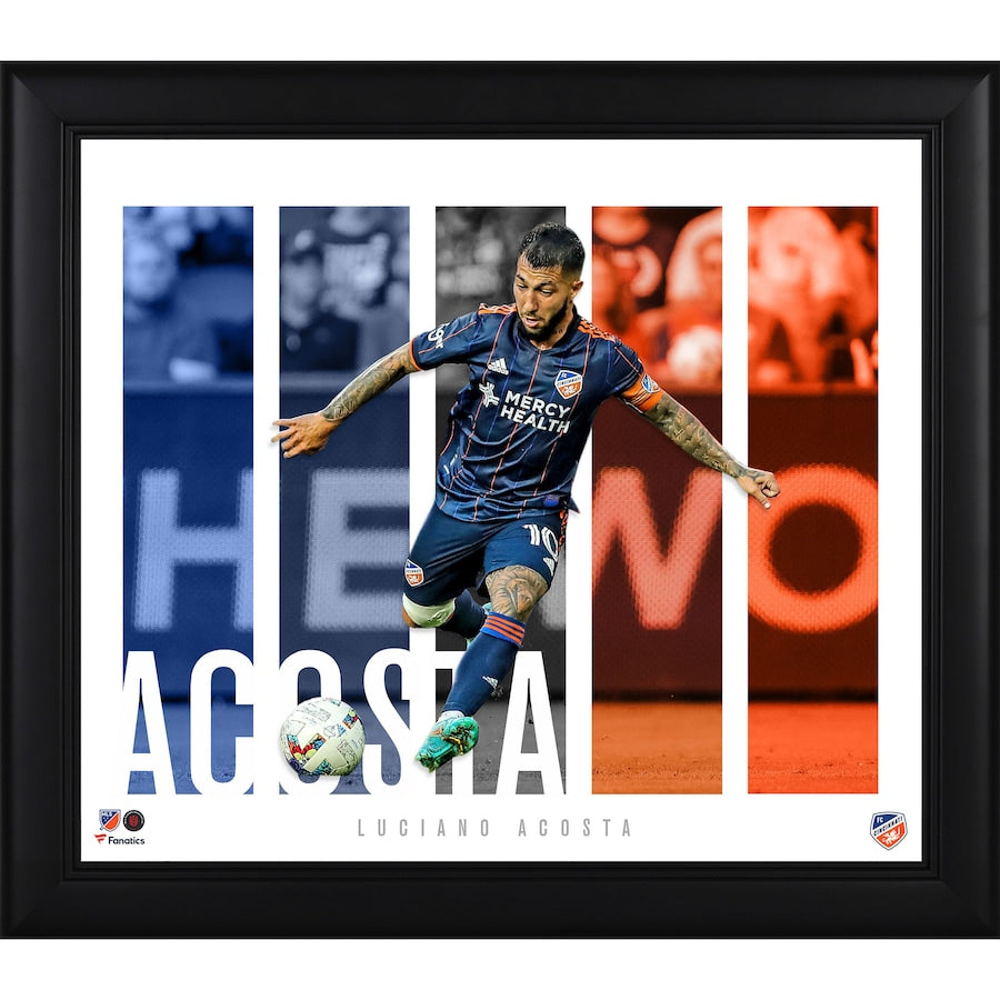 Luciano Acosta FC Cincinnati Framed 15'' x 17'' Player Panel Collage