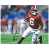 Trey Sanders Alabama Crimson Tide Autographed 8'' x 10'' Running Photograph