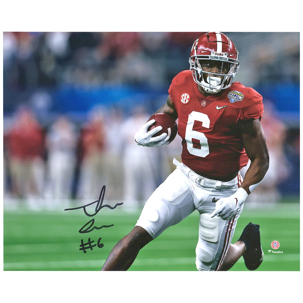 Trey Sanders Alabama Crimson Tide Autographed 8'' x 10'' Running Photograph