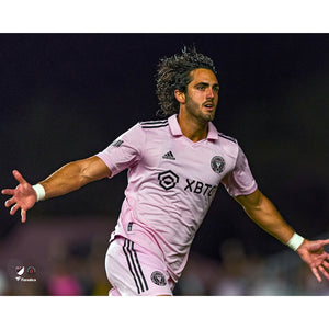 Leonardo Campana Inter Miami CF Unsigned Scores Fastest Goal in Club History During 2022 Playoff Clinch Photograph
