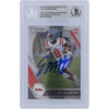 Elijah Moore Ole Miss Rebels Autographed 2021 Panini Prizm Draft Picks #124 Beckett Fanatics Witnessed Authenticated Rookie Card