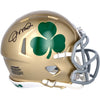 Joe Montana Notre Dame Fighting Irish Autographed Riddell Shamrock Speed Mini Helmet