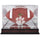 Clemson Tigers 2022 ACC Football Conference Champions Mahogany Football Logo Display Case