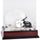 Clemson Tigers 2022 ACC Football Conference Champions Mahogany Mini Helmet Logo Display Case