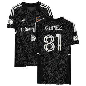 Tomás Gómez Real Salt Lake Autographed Player-Issued #81 Black Jersey from the 2022 MLS Season